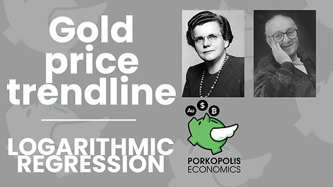 PE5: Logarithmic trendline on gold price (III)