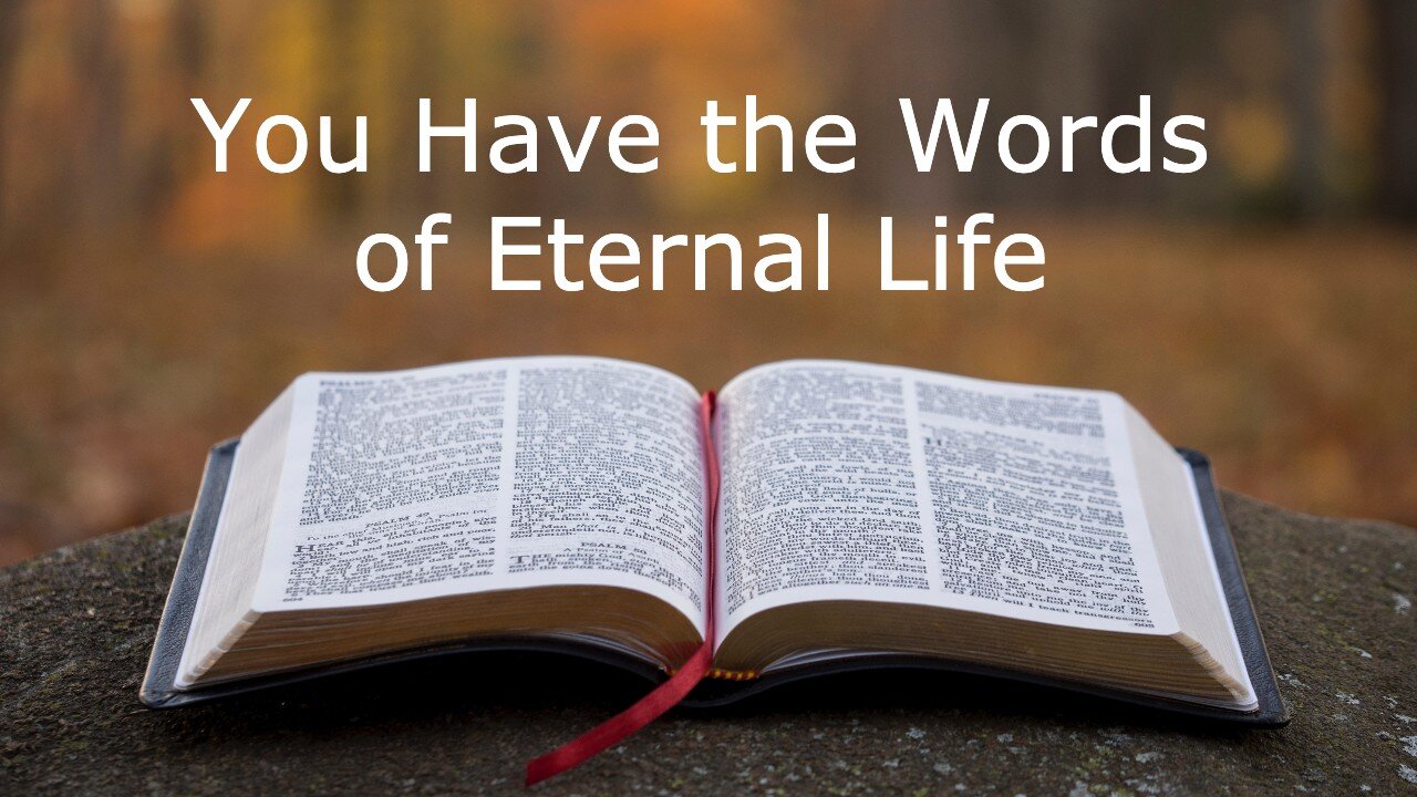 You Have the Words of Eternal Life - John 6:53-69 5th Sunday in Lent: March 21, 2021