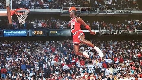 Michael Jordan Iconic Dunk🔥🏀