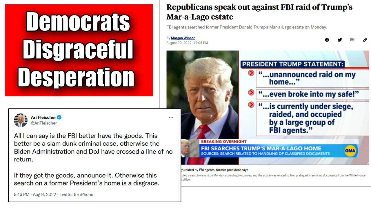 Desperate Democrats Abuse Their Powers In Persecuting Donald Trump