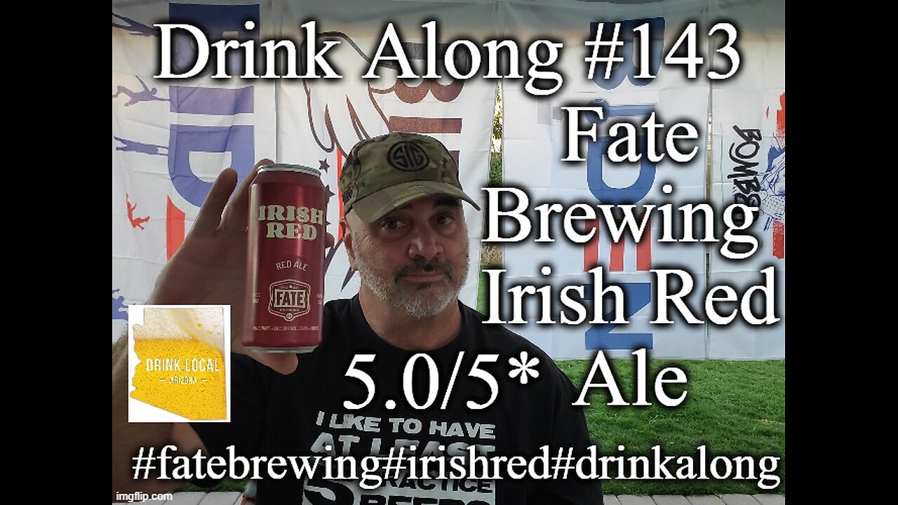 Drink Along w #beerandgear 143: Fate Brewing Irish Red Ale 5.0/5*