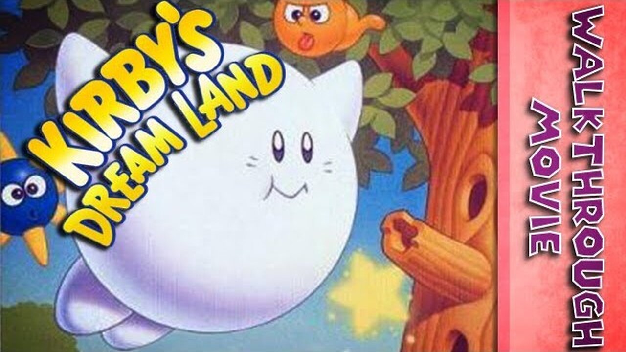 Kirby's Dream Land Walkthrough Movie (With Commentary)