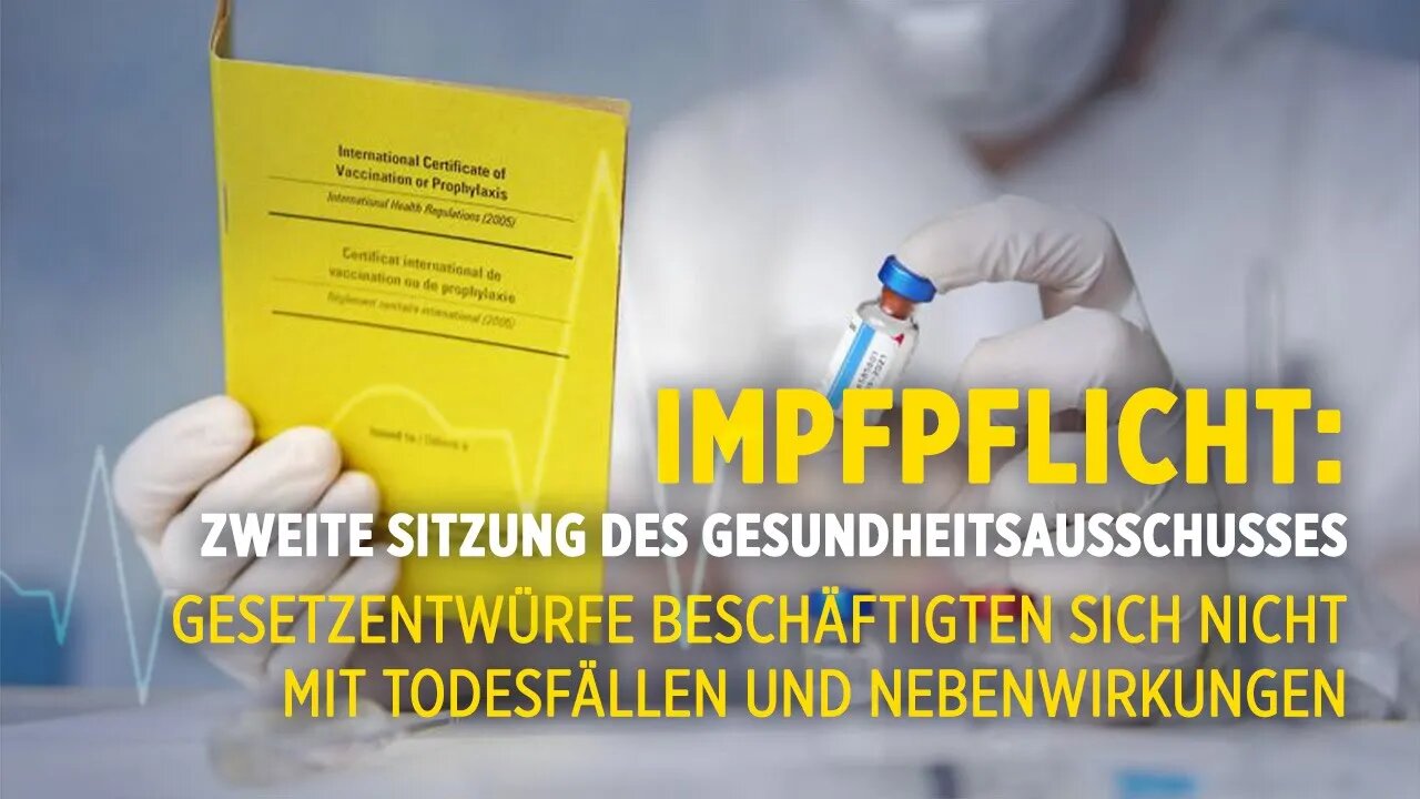 Impfpflicht: Zweite Sitzung des Gesundheitsausschusses – Ausschnitte von Experten und Sachkundigen