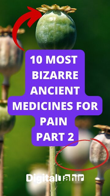 10 Most Bizarre Ancient Medicines For Pain Part 2