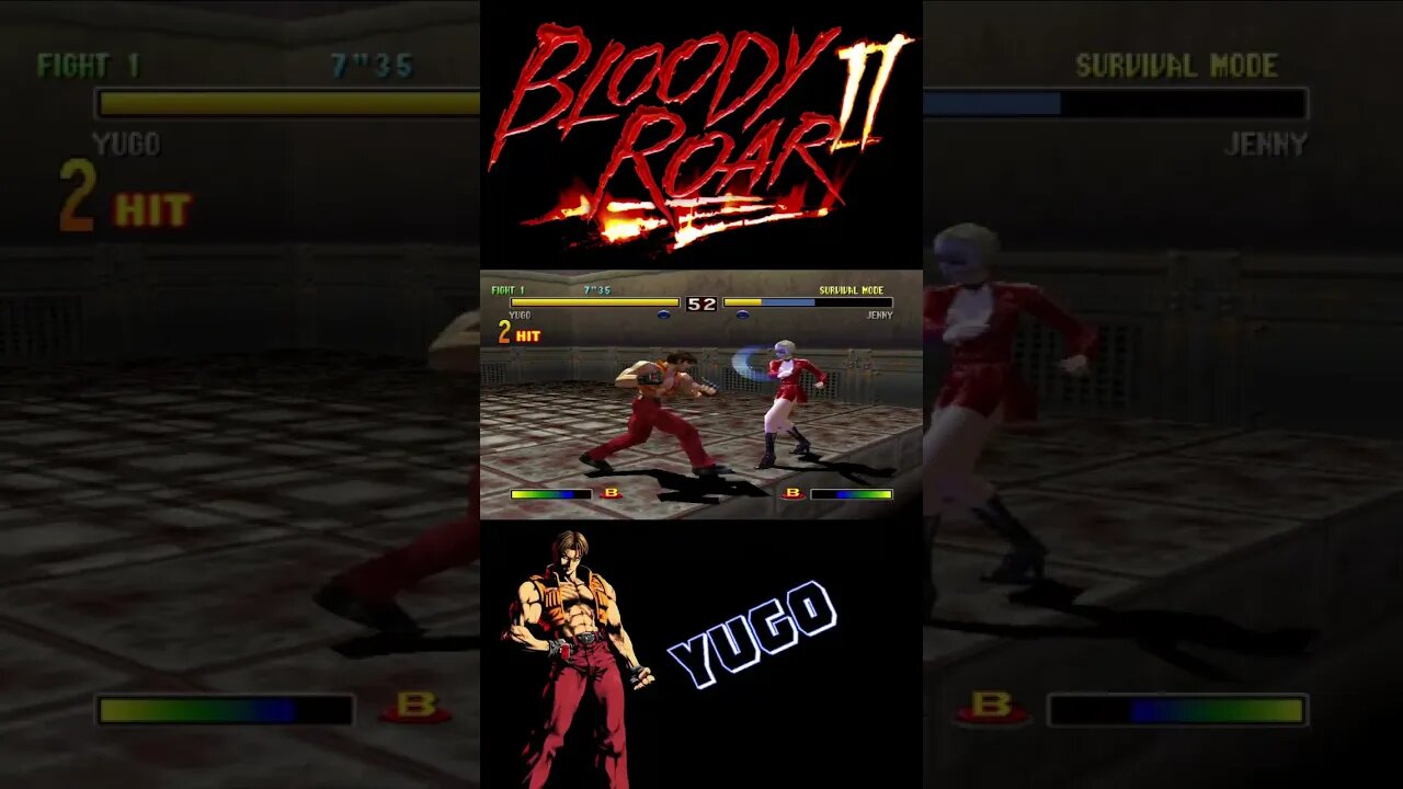 Bloody Roar 2 | Yugo | #shortvideo #shorts #shortsvideo