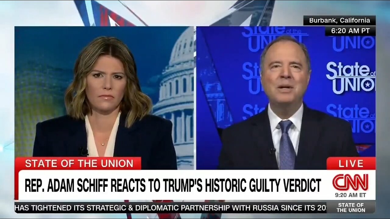 Rep Adam Schiff Claims Trump Is Inciting Political Violence