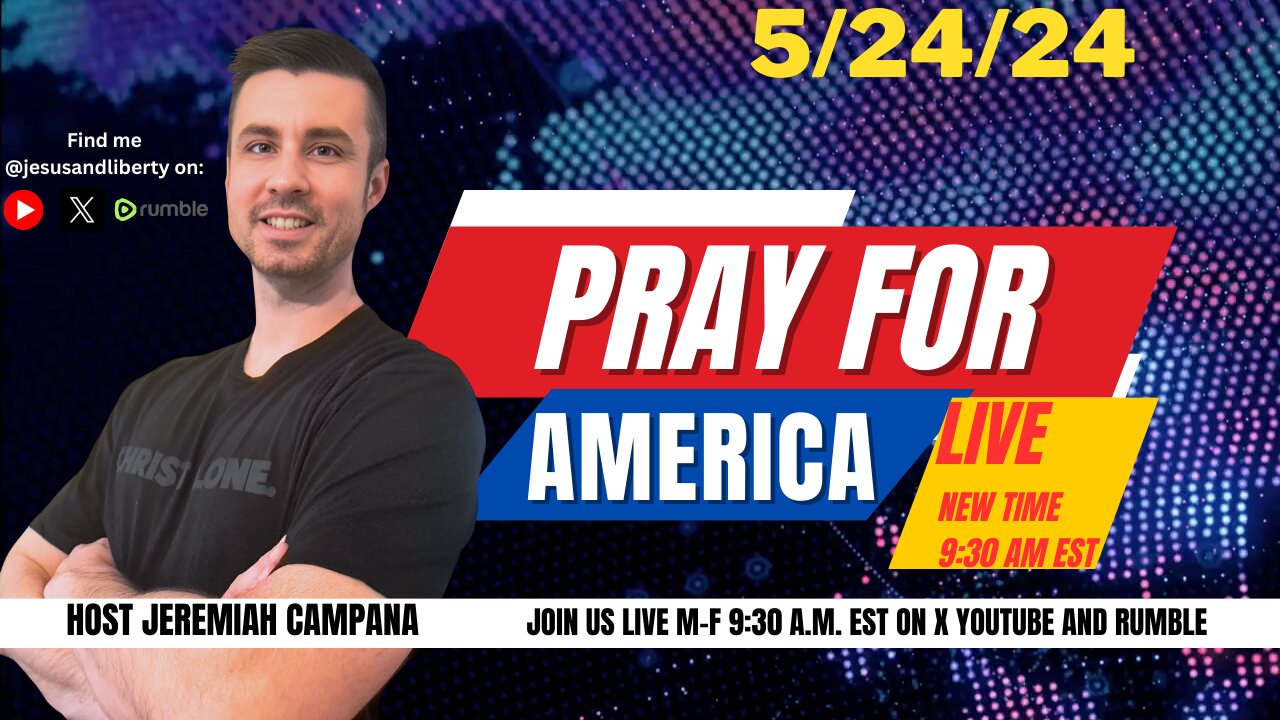 Biden Sues Oklahoma & Louisiana Bans Mifepristone | Pray For America LIVE 5/24/24