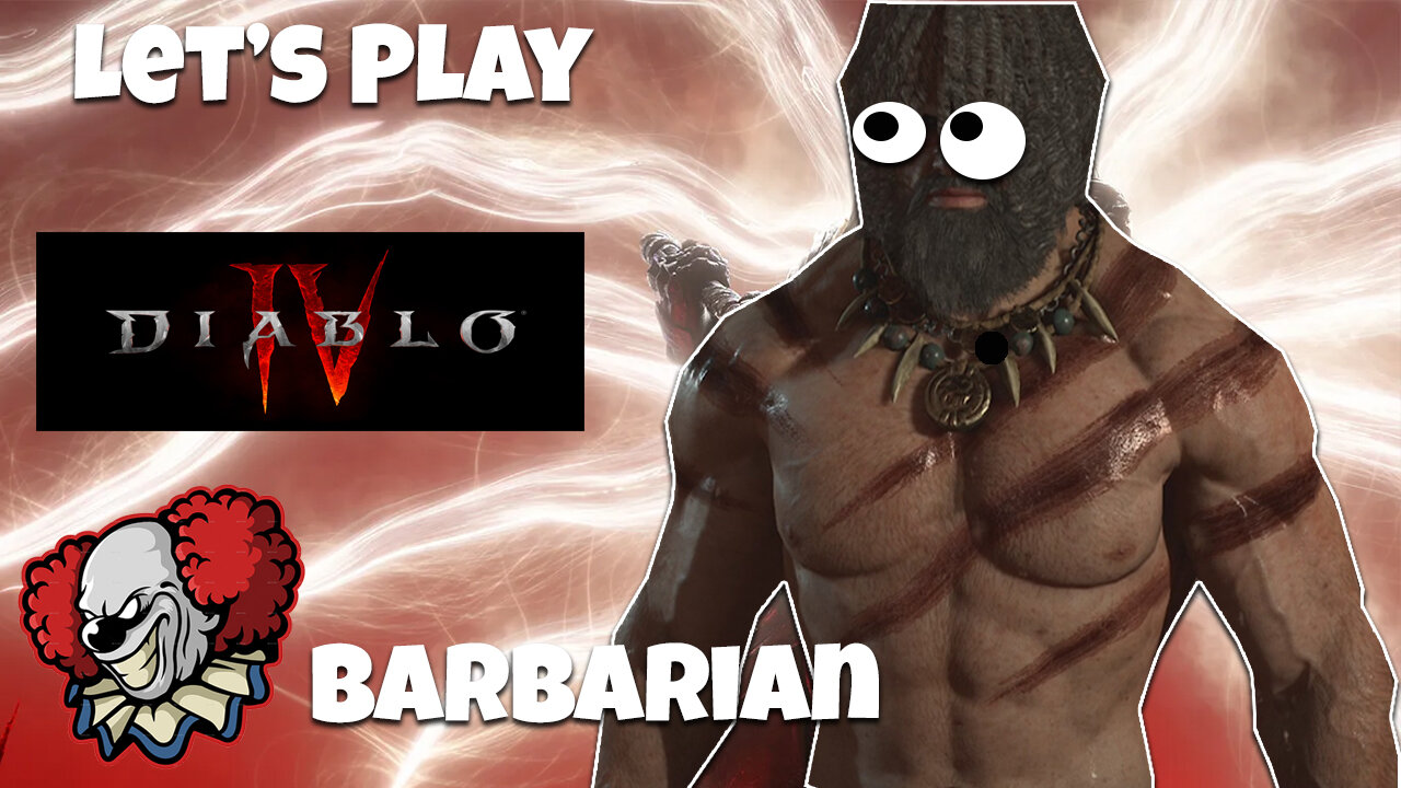 Diablo 4 Barbarian playthrough Character creation and Cinematics.