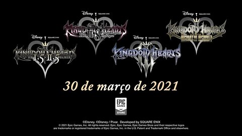 KINGDOM HEARTS - Trailer de anúncio de todos os jogos da franquia para PC!