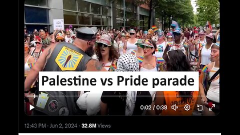 Free Palestine vs Philly Pride Parade clash