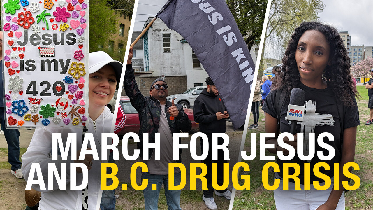 Indigenous Christians lead 'March For Jesus' through downtown Vancouver on 4/20