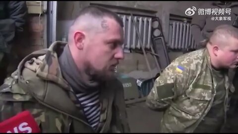 Captured servicemen of newly formed unit of Ukrainian Armed Forces