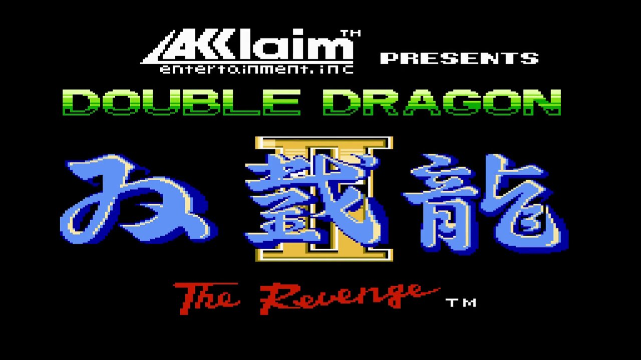 Double Dragon II: The Revenge - Warrior Difficulty - NES 1990