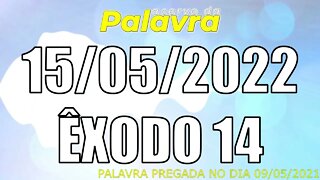 PALAVRA CCB ÊXODO 14 - DOMINGO 15/05/2022 - CULTO ONLINE