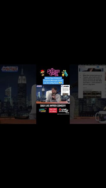 She Grew Up On A Pig Farm? 😳 #comedyshorts #standupcomedy #shorts