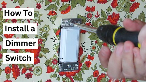 How To Install A Dimmer Switch