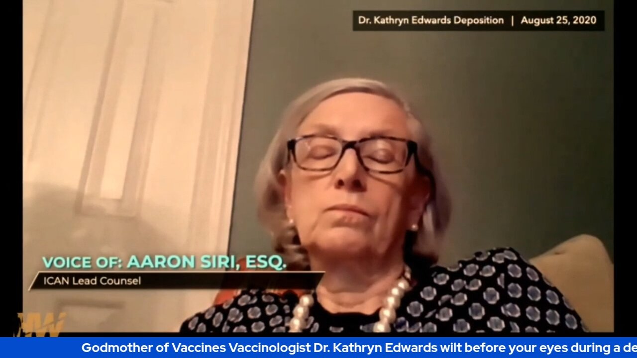 Vaccinologist Dr Kathryn Edwards wilt before deposition in preparation 4 vaccine injury trial