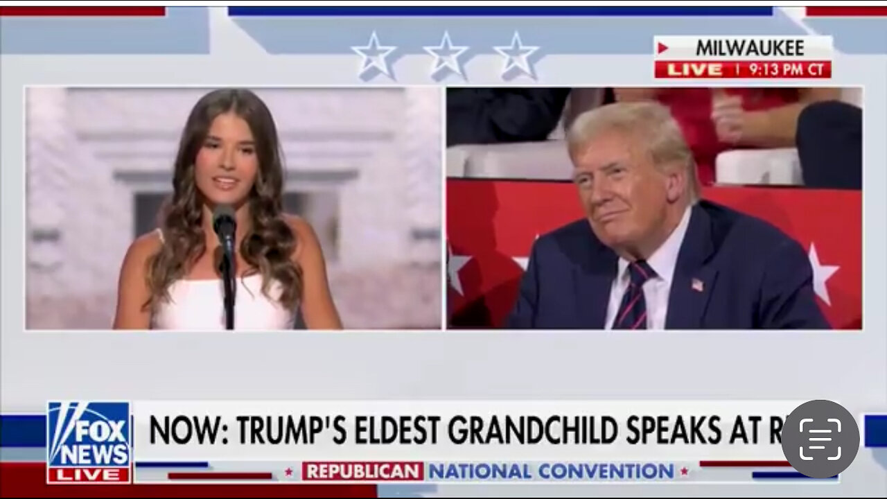 WATCH: Donald Trumps grand- daughters first speech! Trump is Proud