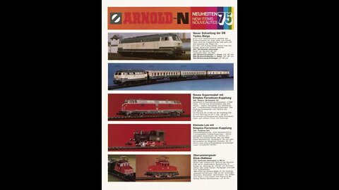 Arnold Modellbahn Katalog von 1975