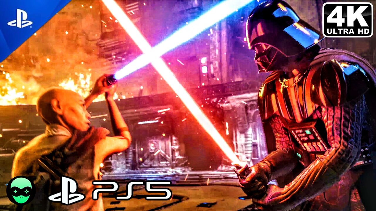 (PS5) Star Wars Jedi Survivor - Darth Vader Boss Fight Scene [4K 60FPS]