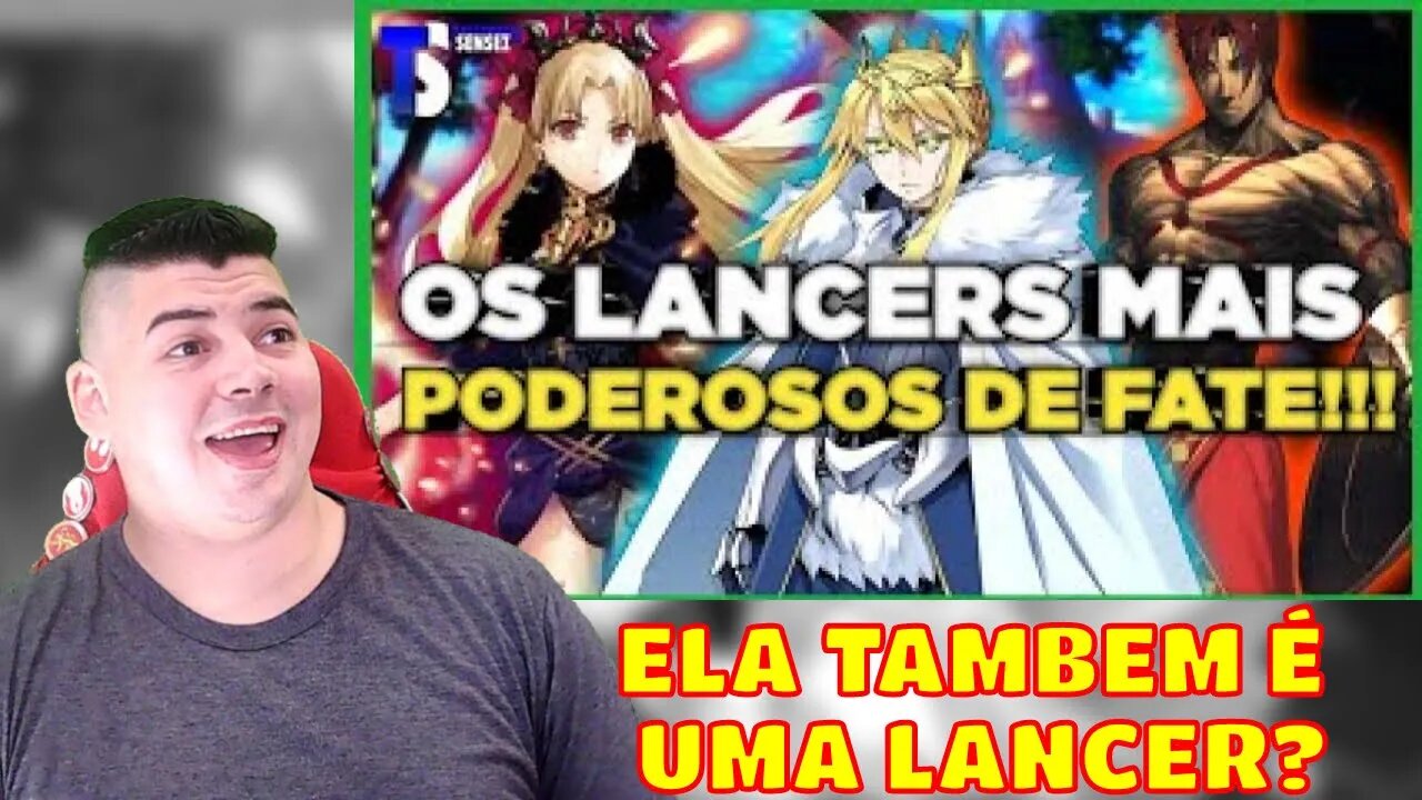 REACT NÍVEIS DE PODER DOS LANCERS MAIS PODEROSOS DE FATE! - Taverna do Sensei - MELHOR DO MUNDO