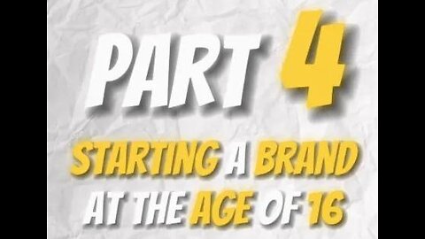 Part 4 | Starting a Brand at the age of 16 | Tatio