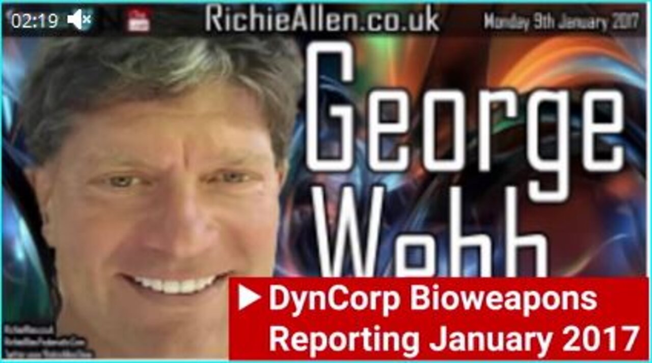 George Webb Has Been Investigating U.S. Bio-Weapon Labs in Ukraine for 5 Years