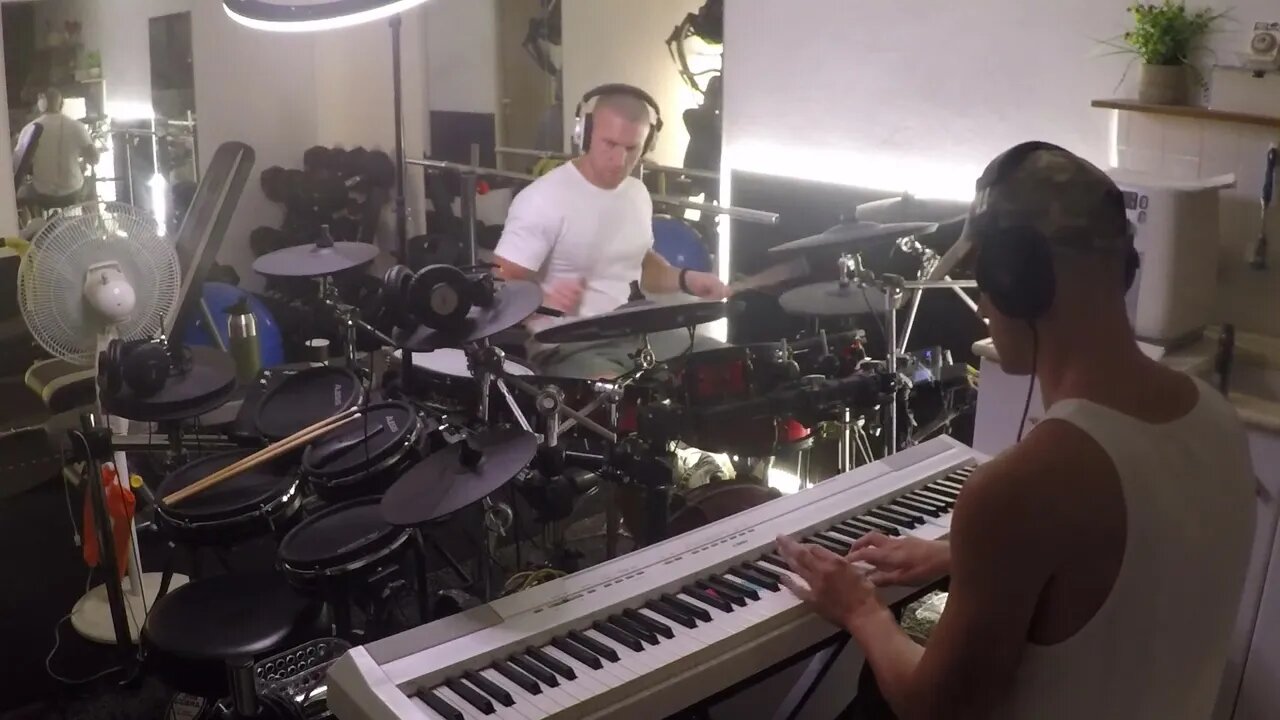 Apr 23, 2022 - OUT OF CONTROL funk improv as DRUMMER sits in for PIANIST - J.E. 1 of 2