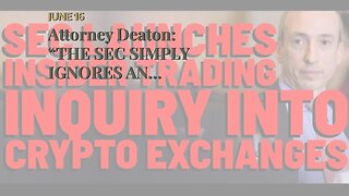 Attorney Deaton: “THE SEC SIMPLY IGNORES AN ELEMENT OF HOWEY”