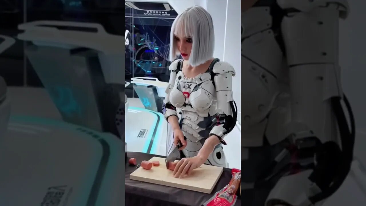 Is This A Chinese Girl Imitating A Robot or A Robot Imitating A Chinese Girl?