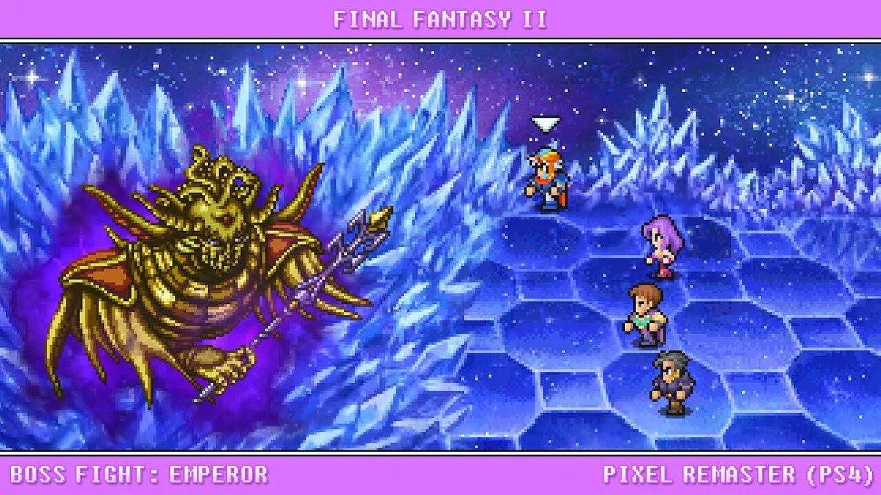 FINAL FANTASY II Pixel Remaster Final Boss Battle Emperor & The End (PS4)