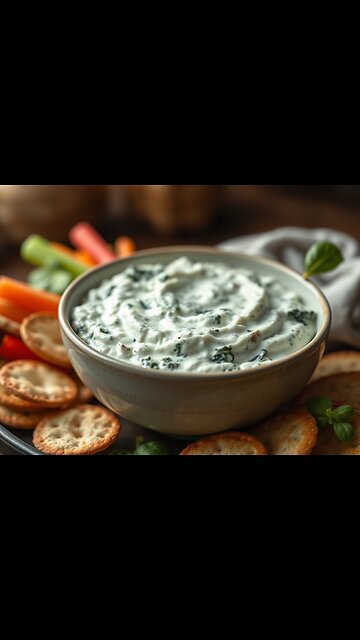 Easy Cheesy Protein-Packed Spinach Dip