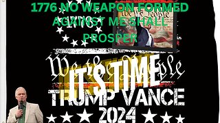 IT'S 1776 AGAIN: No weapon, formed against me shall prosper! I saw President TRUMP GET HIT WITH A??