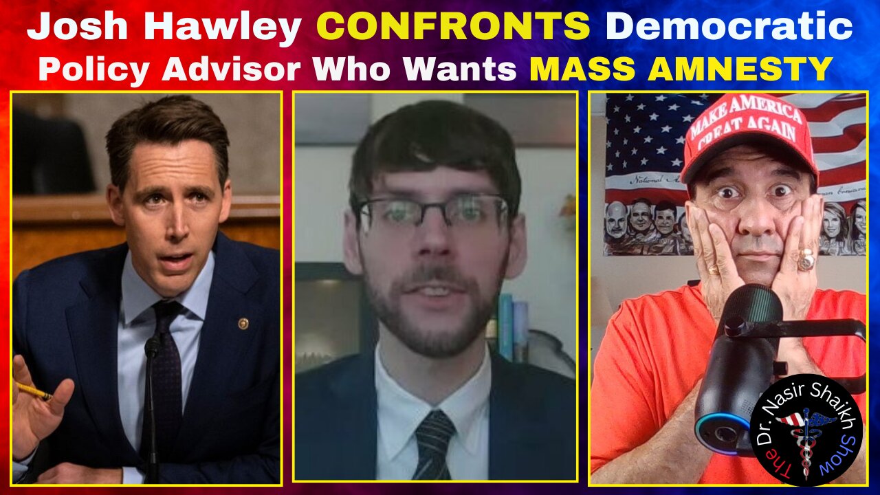 "It's Your Testimony" Josh Hawley Absolutely Loses It Dem Witness Wants MASS Amnesty For ILLEGALS