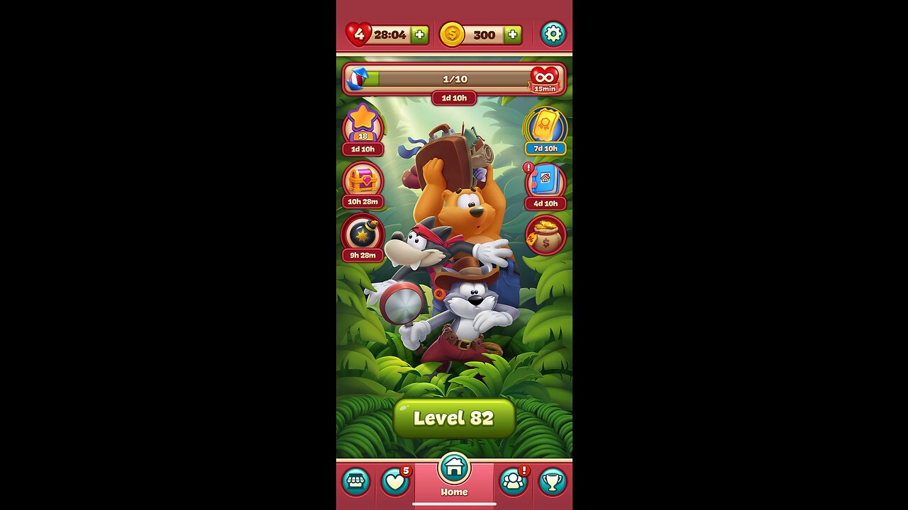 Toon Blast Level 82