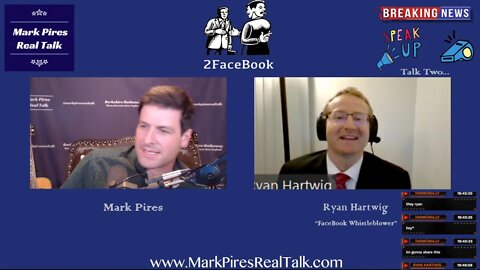 FakeBook Whistleblower Ryan Hartwig Back for Talk 2! Donald Trump Show Episode 8! Day 556 In A Row!