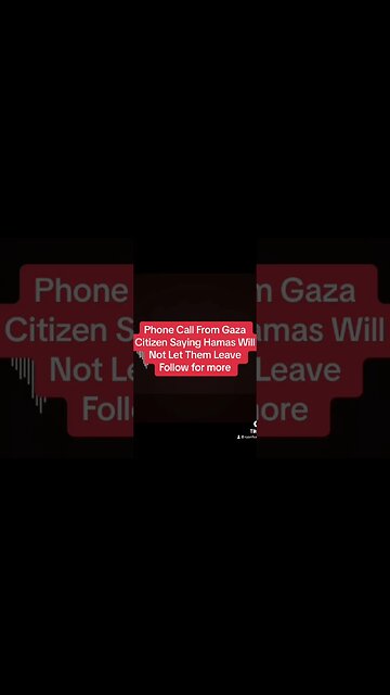 Phone Call from inside Gaza