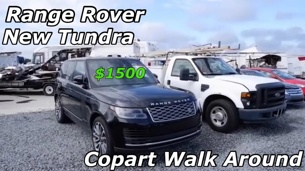 New Tundra Cheap, Range Rover, Motorcycles, Copart Walk Around