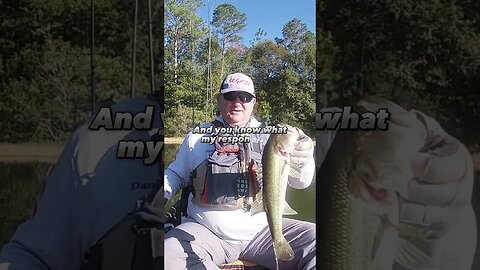 WATCH ME ! Motivation #shortsvideo #kayak #bassangler #bassfishing