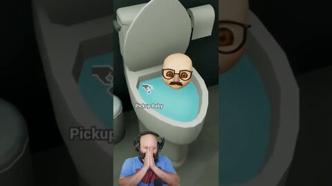 Incognito Tiny Baby & Toilet. The Baby in Yellow Bedtime Stories Update #shorts