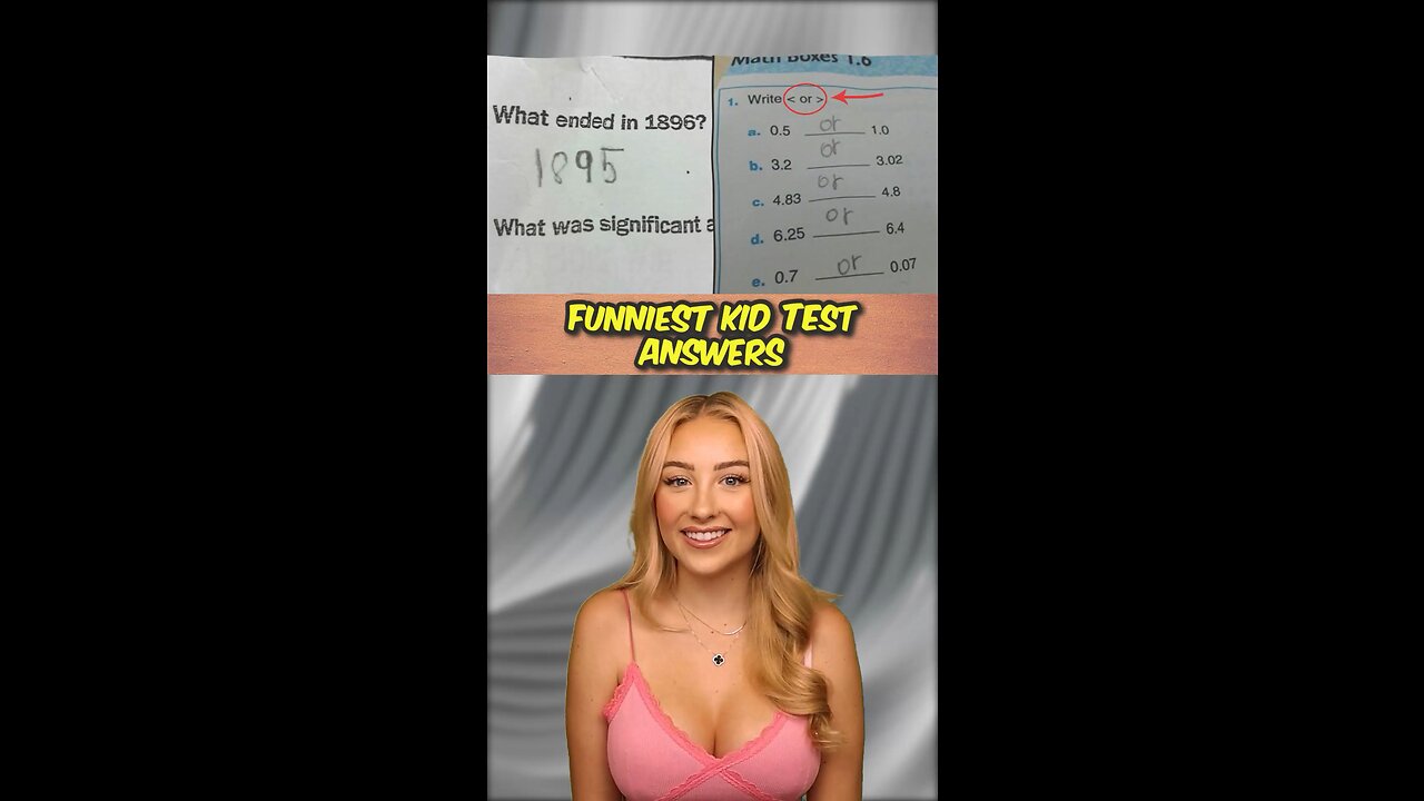 Funniest Kid Test Answers!