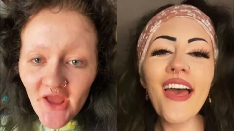 WITF IS THIS? Tik Tok Girl REVEAL Makeup TRANSFORMATION That Makes Her Look Like A Catfish