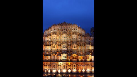 Night View Of Pink City