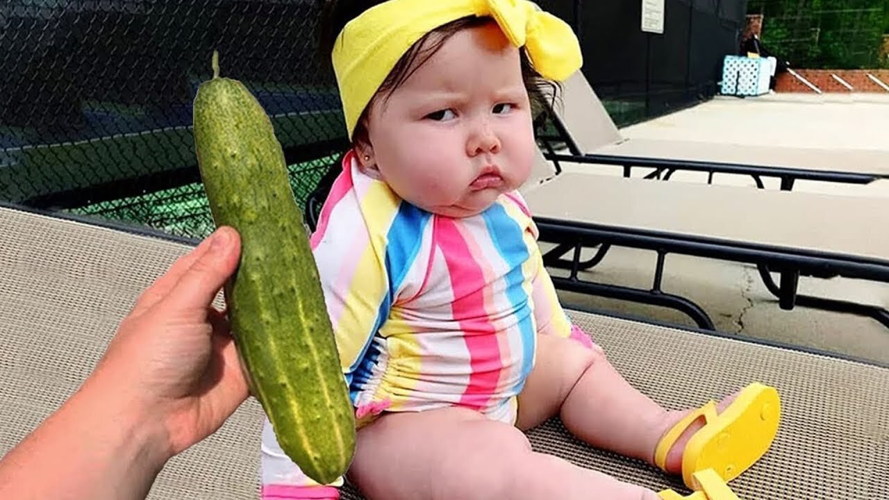 Baby's Reacts When Eating FOOD - Funny Baby Videos | WE LAUGH