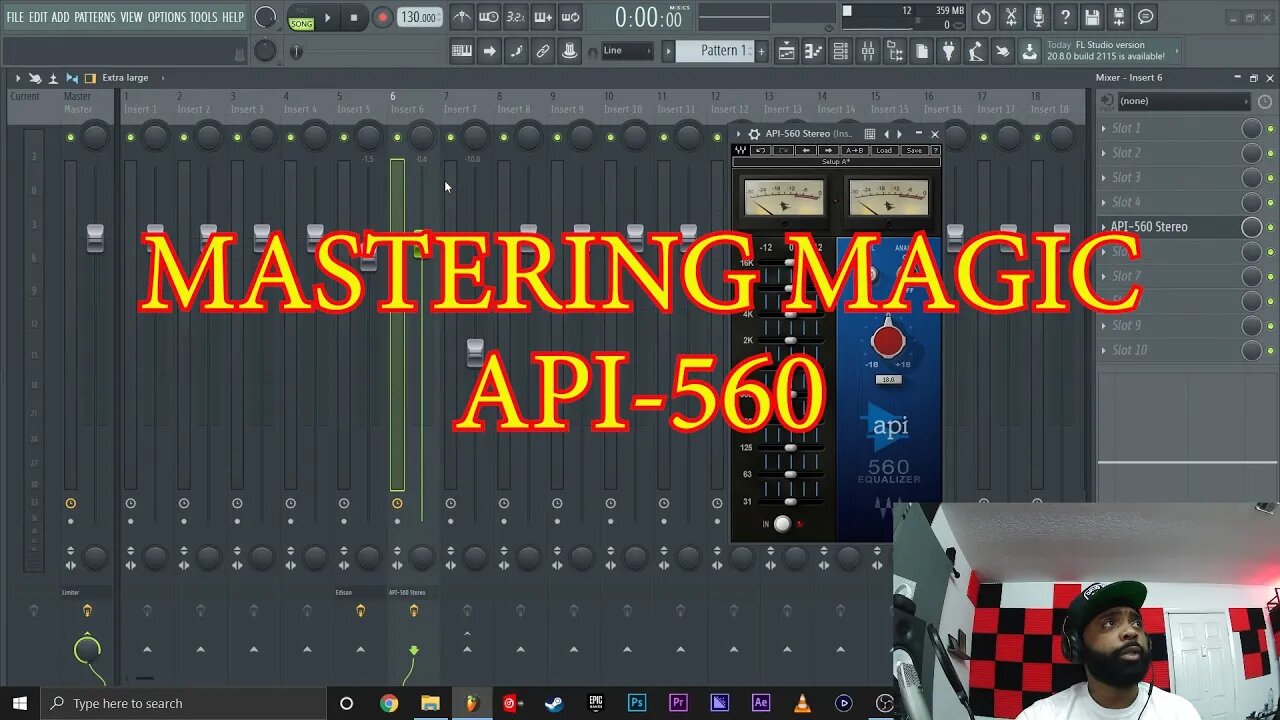 API 560 TUTORIAL WAVES PLUGINS MIXING & MASTERING INSTANT MASTERING MAGIC