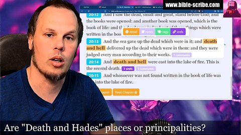 Are Death and Hades places or principalities?