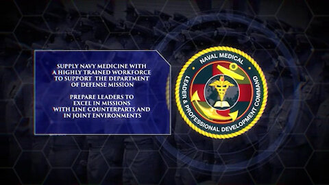 This is Naval Medical Leader & Development Command!