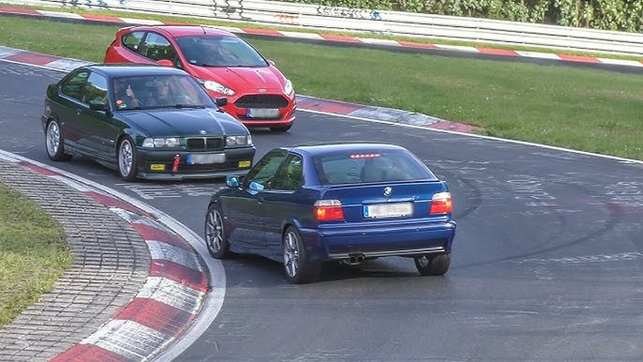 Nurburgring BAD DRIVERS, FAILS, LUCKY Highlights Nordschleife Touristenfahrten