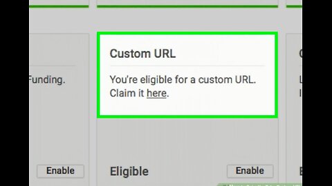 Rumble offers a custom Url ..what does that mean?