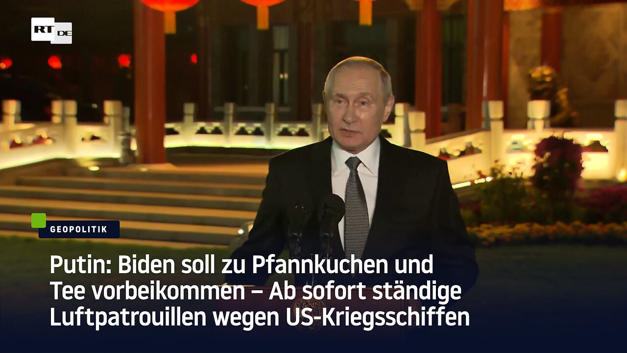 Putin: Biden soll zu Pfannkuchen und Tee vorbeikommen